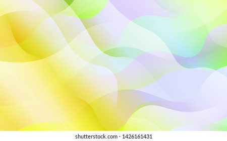 Wave Abstract Background with line, geometric shape. Creative Gradient Background. For Greeting Card, Brochure, Banner Calendar. Vector Illustration
