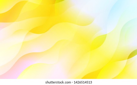 Wave Abstract Background with line, geometric shape. Creative Gradient Background. For Greeting Card, Brochure, Banner Calendar. Vector Illustration