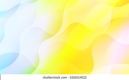 Wave Abstract Background with line, geometric shape. Creative Gradient Background. For Greeting Card, Brochure, Banner Calendar. Vector Illustration