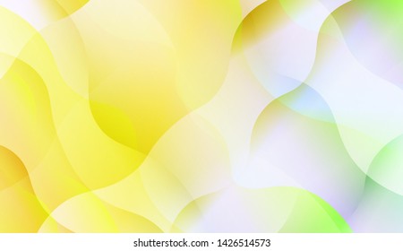 Wave Abstract Background with line, geometric shape. Creative Gradient Background. For Greeting Card, Brochure, Banner Calendar. Vector Illustration