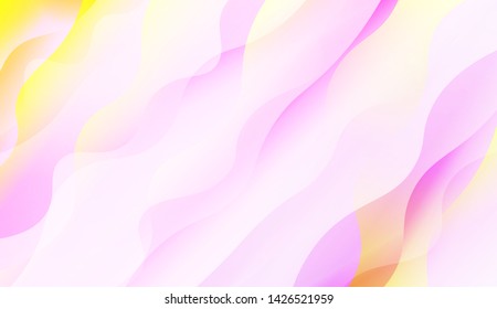 Wave Abstract Background with line, geometric shape. Creative Gradient Background. For Greeting Card, Brochure, Banner Calendar. Vector Illustration