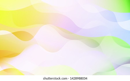 Wave Abstract Background with line, geometric shape. Creative Gradient Background. For Greeting Card, Brochure, Banner Calendar. Vector Illustration