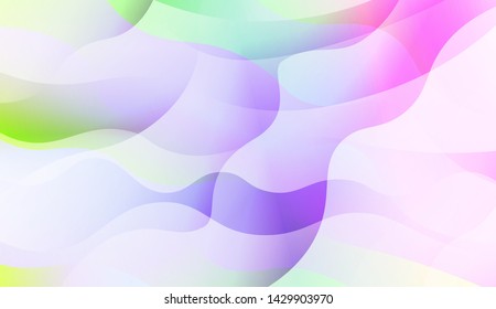 Wave Abstract Background with line, geometric shape. Creative Gradient Background. For Greeting Card, Brochure, Banner Calendar. Vector Illustration