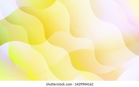 Wave Abstract Background with line, geometric shape. Creative Gradient Background. For Greeting Card, Brochure, Banner Calendar. Vector Illustration
