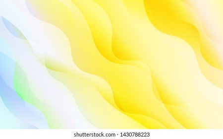 Wave Abstract Background with line, geometric shape. Creative Gradient Background. For Greeting Card, Brochure, Banner Calendar. Vector Illustration