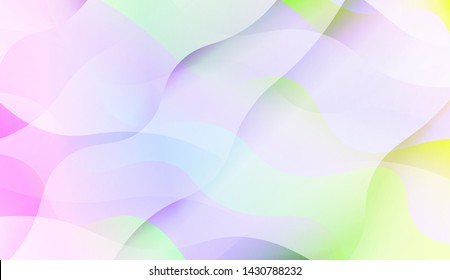 Wave Abstract Background with line, geometric shape. Creative Gradient Background. For Greeting Card, Brochure, Banner Calendar. Vector Illustration
