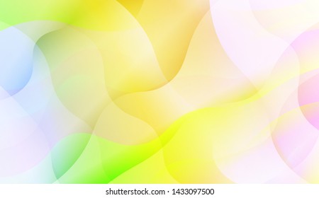Wave Abstract Background with line, geometric shape. Creative Gradient Background. For Greeting Card, Brochure, Banner Calendar. Vector Illustration