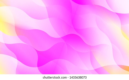 Wave Abstract Background with line, geometric shape. Creative Gradient Background. For Greeting Card, Brochure, Banner Calendar. Vector Illustration