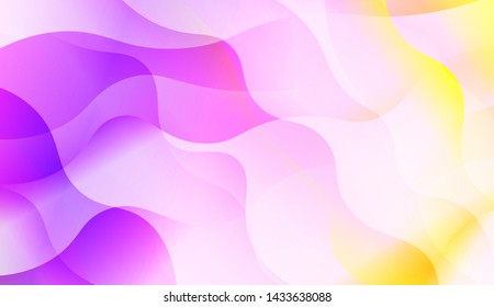 Wave Abstract Background with line, geometric shape. Creative Gradient Background. For Greeting Card, Brochure, Banner Calendar. Vector Illustration