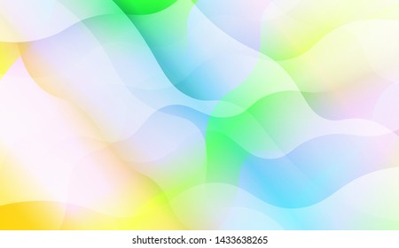 Wave Abstract Background with line, geometric shape. Creative Gradient Background. For Greeting Card, Brochure, Banner Calendar. Vector Illustration
