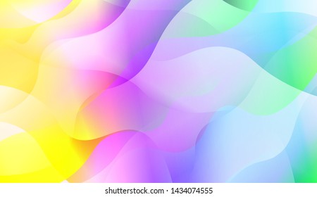 Wave Abstract Background with line, geometric shape. Creative Gradient Background. For Greeting Card, Brochure, Banner Calendar. Vector Illustration