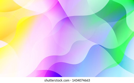 Wave Abstract Background with line, geometric shape. Creative Gradient Background. For Greeting Card, Brochure, Banner Calendar. Vector Illustration