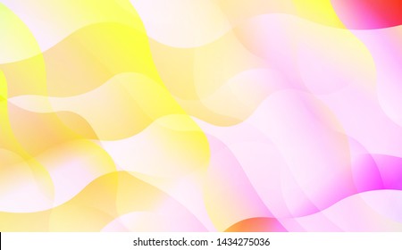 Wave Abstract Background with line, geometric shape. Creative Gradient Background. For Greeting Card, Brochure, Banner Calendar. Vector Illustration