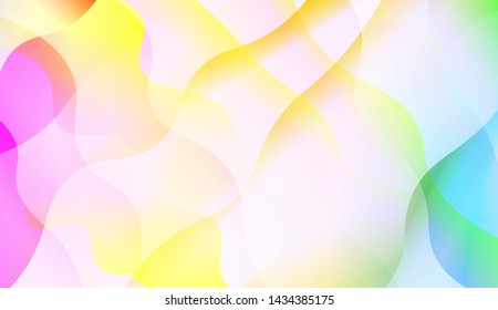 Wave Abstract Background with line, geometric shape. Creative Gradient Background. For Greeting Card, Brochure, Banner Calendar. Vector Illustration