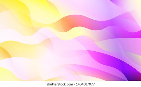 Wave Abstract Background with line, geometric shape. Creative Gradient Background. For Greeting Card, Brochure, Banner Calendar. Vector Illustration