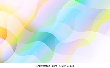 Wave Abstract Background with line, geometric shape. Creative Gradient Background. For Greeting Card, Brochure, Banner Calendar. Vector Illustration