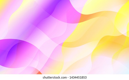 Wave Abstract Background with line, geometric shape. Creative Gradient Background. For Greeting Card, Brochure, Banner Calendar. Vector Illustration