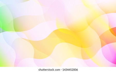 Wave Abstract Background with line, geometric shape. Creative Gradient Background. For Greeting Card, Brochure, Banner Calendar. Vector Illustration