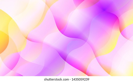 Wave Abstract Background with line, geometric shape. Creative Gradient Background. For Greeting Card, Brochure, Banner Calendar. Vector Illustration