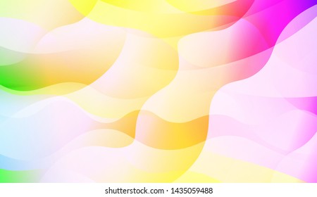 Wave Abstract Background with line, geometric shape. Creative Gradient Background. For Greeting Card, Brochure, Banner Calendar. Vector Illustration