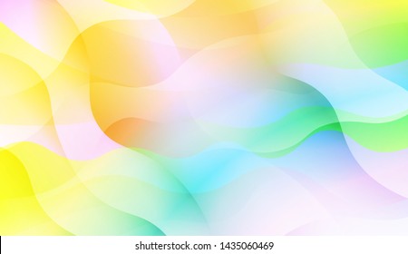 Wave Abstract Background with line, geometric shape. Creative Gradient Background. For Greeting Card, Brochure, Banner Calendar. Vector Illustration