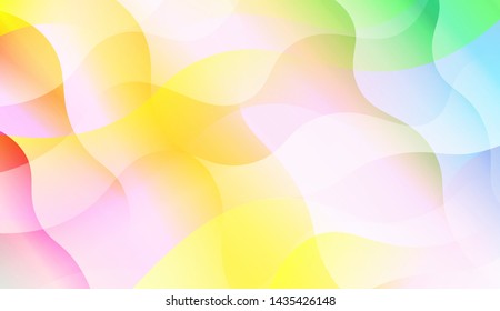 Wave Abstract Background with line, geometric shape. Creative Gradient Background. For Greeting Card, Brochure, Banner Calendar. Vector Illustration