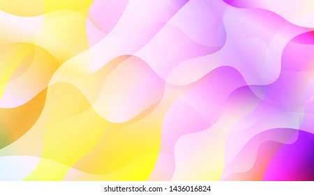 Wave Abstract Background with line, geometric shape. Creative Gradient Background. For Greeting Card, Brochure, Banner Calendar. Vector Illustration