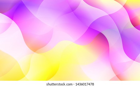 Wave Abstract Background with line, geometric shape. Creative Gradient Background. For Greeting Card, Brochure, Banner Calendar. Vector Illustration
