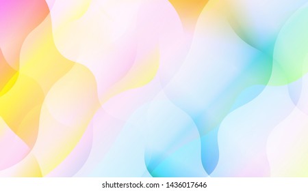 Wave Abstract Background with line, geometric shape. Creative Gradient Background. For Greeting Card, Brochure, Banner Calendar. Vector Illustration