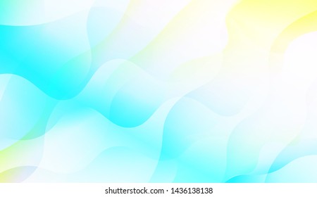 Wave Abstract Background with line, geometric shape. Creative Gradient Background. For Greeting Card, Brochure, Banner Calendar. Vector Illustration