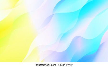 Wave Abstract Background with line, geometric shape. Creative Gradient Background. For Greeting Card, Brochure, Banner Calendar. Vector Illustration