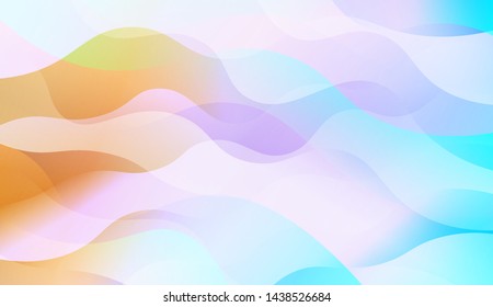 Wave Abstract Background with line, geometric shape. Creative Gradient Background. For Greeting Card, Brochure, Banner Calendar. Vector Illustration