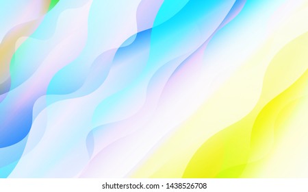 Wave Abstract Background with line, geometric shape. Creative Gradient Background. For Greeting Card, Brochure, Banner Calendar. Vector Illustration