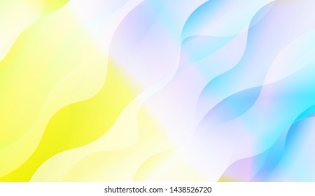 Wave Abstract Background with line, geometric shape. Creative Gradient Background. For Greeting Card, Brochure, Banner Calendar. Vector Illustration