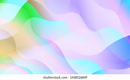 Wave Abstract Background with line, geometric shape. Creative Gradient Background. For Greeting Card, Brochure, Banner Calendar. Vector Illustration