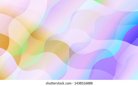 Wave Abstract Background with line, geometric shape. Creative Gradient Background. For Greeting Card, Brochure, Banner Calendar. Vector Illustration