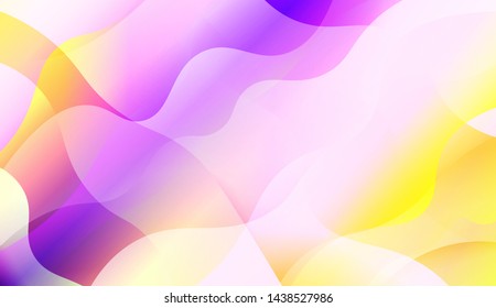 Wave Abstract Background with line, geometric shape. Creative Gradient Background. For Greeting Card, Brochure, Banner Calendar. Vector Illustration