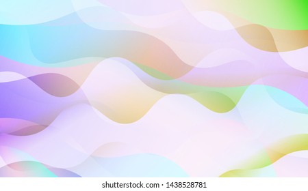 Wave Abstract Background with line, geometric shape. Creative Gradient Background. For Greeting Card, Brochure, Banner Calendar. Vector Illustration