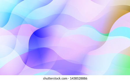Wave Abstract Background with line, geometric shape. Creative Gradient Background. For Greeting Card, Brochure, Banner Calendar. Vector Illustration