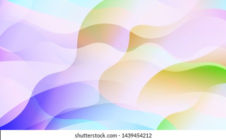 Wave Abstract Background with line, geometric shape. Creative Gradient Background. For Greeting Card, Brochure, Banner Calendar. Vector Illustration
