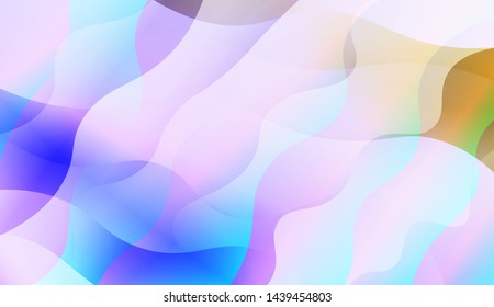 Wave Abstract Background with line, geometric shape. Creative Gradient Background. For Greeting Card, Brochure, Banner Calendar. Vector Illustration