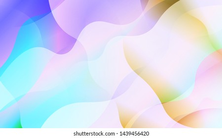 Wave Abstract Background with line, geometric shape. Creative Gradient Background. For Greeting Card, Brochure, Banner Calendar. Vector Illustration