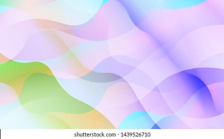 Wave Abstract Background with line, geometric shape. Creative Gradient Background. For Greeting Card, Brochure, Banner Calendar. Vector Illustration