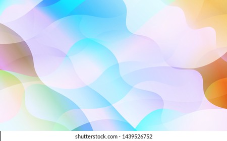 Wave Abstract Background with line, geometric shape. Creative Gradient Background. For Greeting Card, Brochure, Banner Calendar. Vector Illustration