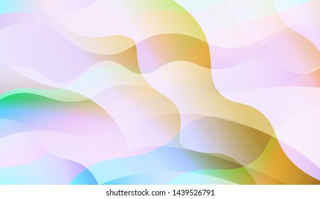Wave Abstract Background with line, geometric shape. Creative Gradient Background. For Greeting Card, Brochure, Banner Calendar. Vector Illustration