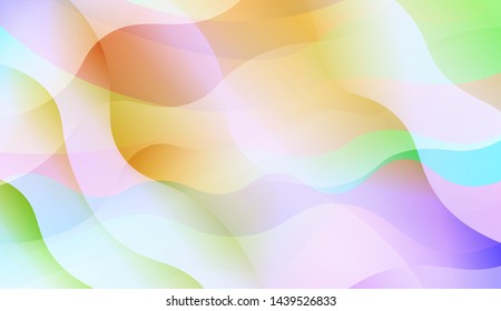 Wave Abstract Background with line, geometric shape. Creative Gradient Background. For Greeting Card, Brochure, Banner Calendar. Vector Illustration