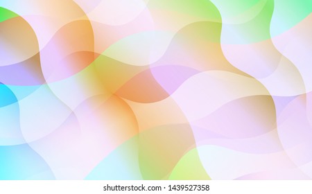 Wave Abstract Background with line, geometric shape. Creative Gradient Background. For Greeting Card, Brochure, Banner Calendar. Vector Illustration