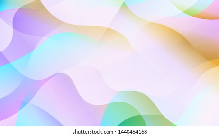 Wave Abstract Background with line, geometric shape. Creative Gradient Background. For Greeting Card, Brochure, Banner Calendar. Vector Illustration