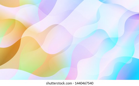 Wave Abstract Background with line, geometric shape. Creative Gradient Background. For Greeting Card, Brochure, Banner Calendar. Vector Illustration