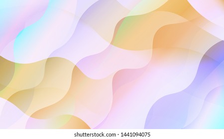 Wave Abstract Background with line, geometric shape. Creative Gradient Background. For Greeting Card, Brochure, Banner Calendar. Vector Illustration